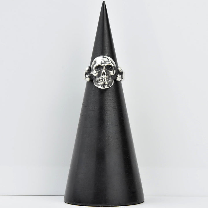 Skull and Bones Ring in Sterling Silver - Goldmakers Fine Jewelry