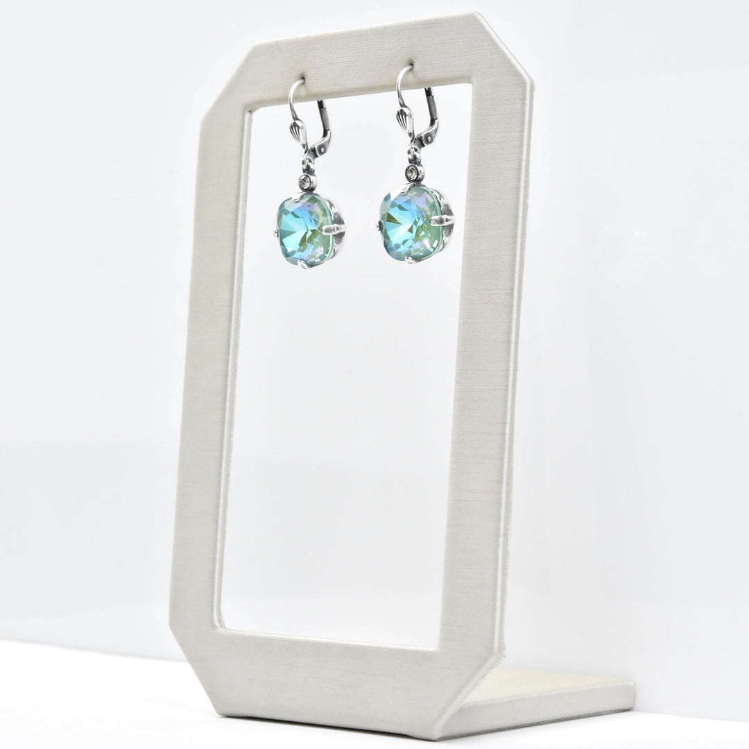 Classic Crystal Drops in Silver Plate - Goldmakers Fine Jewelry