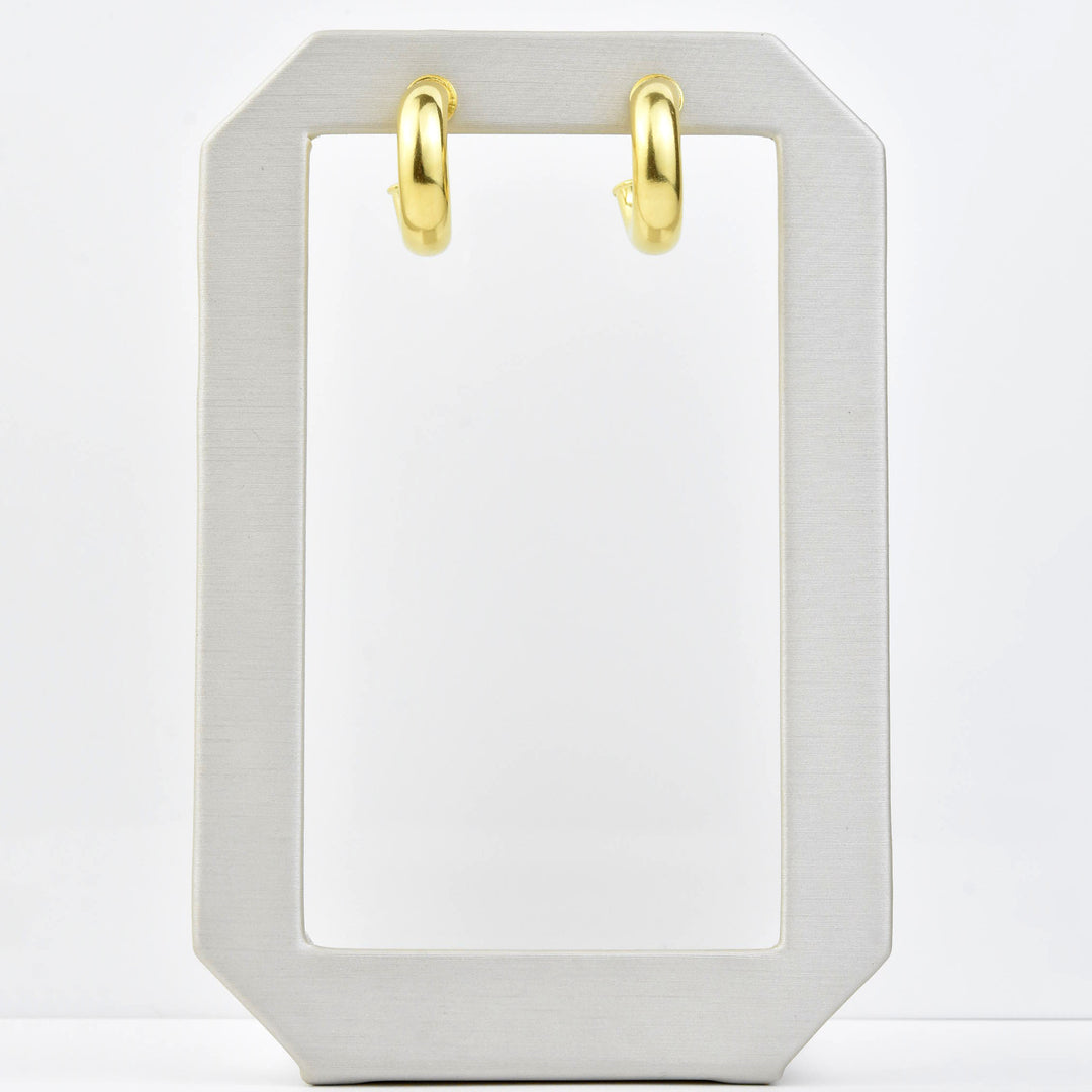 Mini Mina Gold Tone Hoops - Goldmakers Fine Jewelry