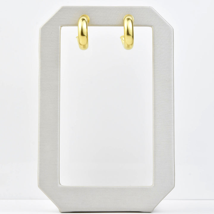 Mini Mina Gold Tone Hoops - Goldmakers Fine Jewelry