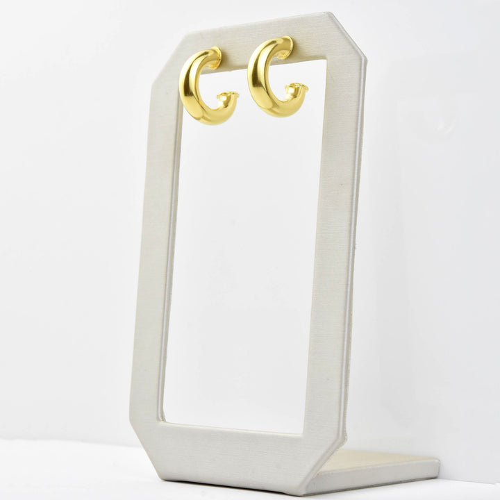 Mini Mina Gold Tone Hoops - Goldmakers Fine Jewelry