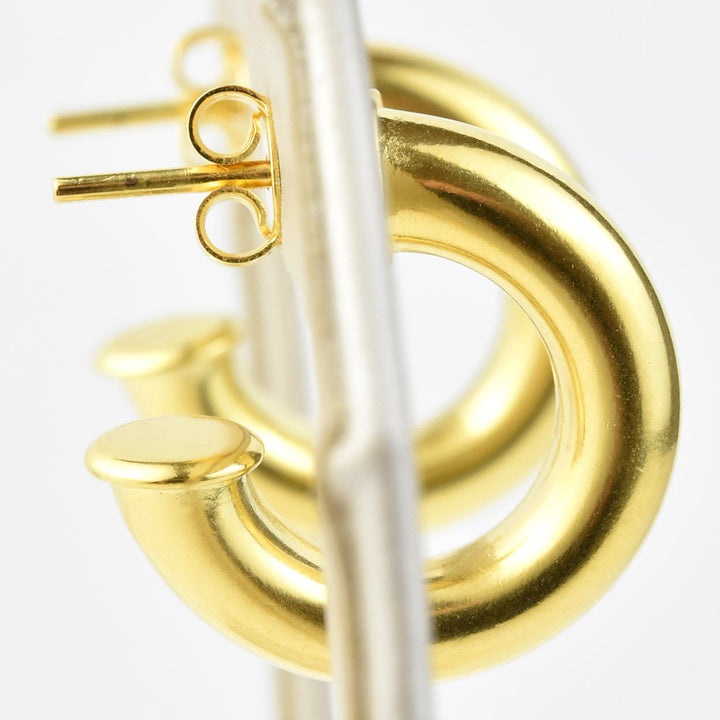 Mini Mina Gold Tone Hoops - Goldmakers Fine Jewelry