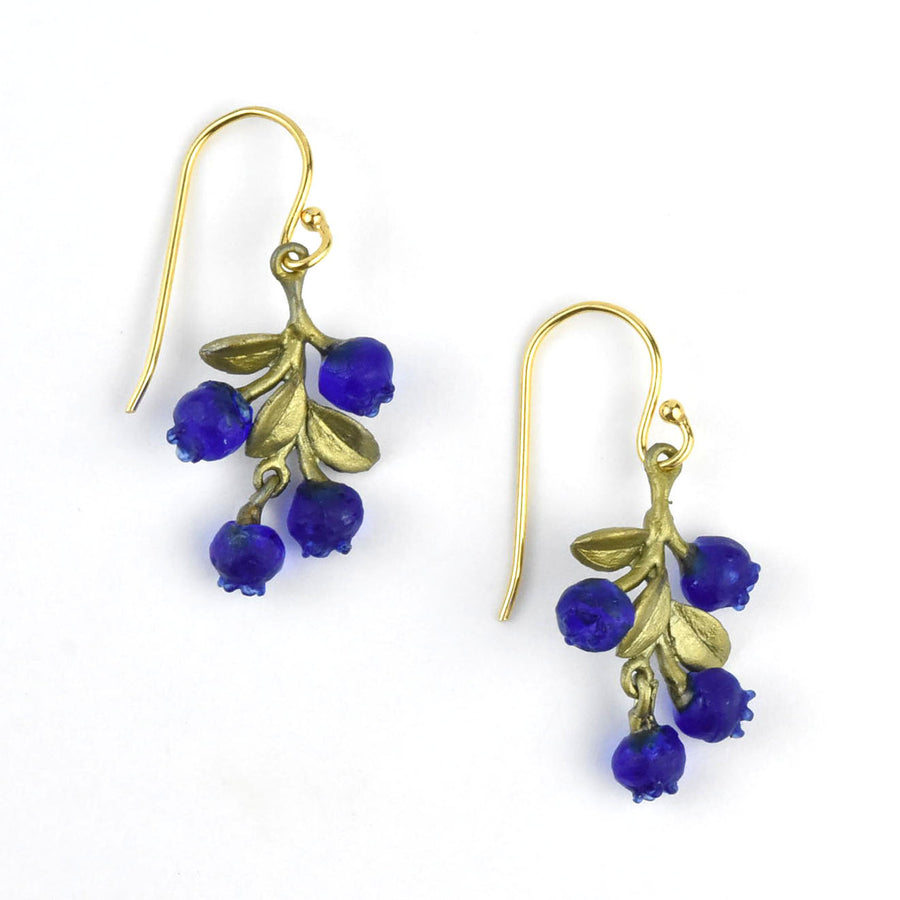 Petite Blueberry Cluster Earrings - Goldmakers Fine Jewelry
