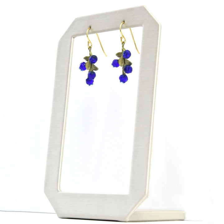 Petite Blueberry Cluster Earrings - Goldmakers Fine Jewelry