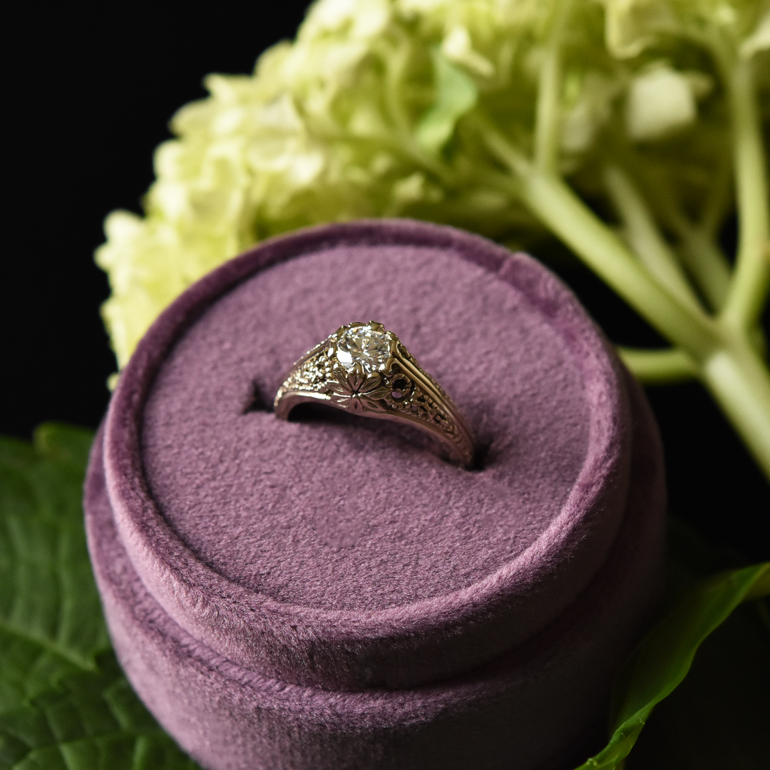 Marguerite Diamond Engagement Ring - Goldmakers Fine Jewelry