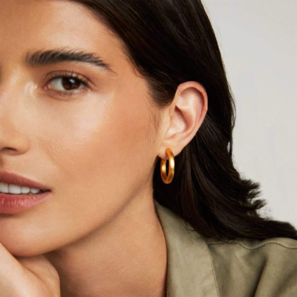 Small Dune Hoops - Goldmakers Fine Jewelry