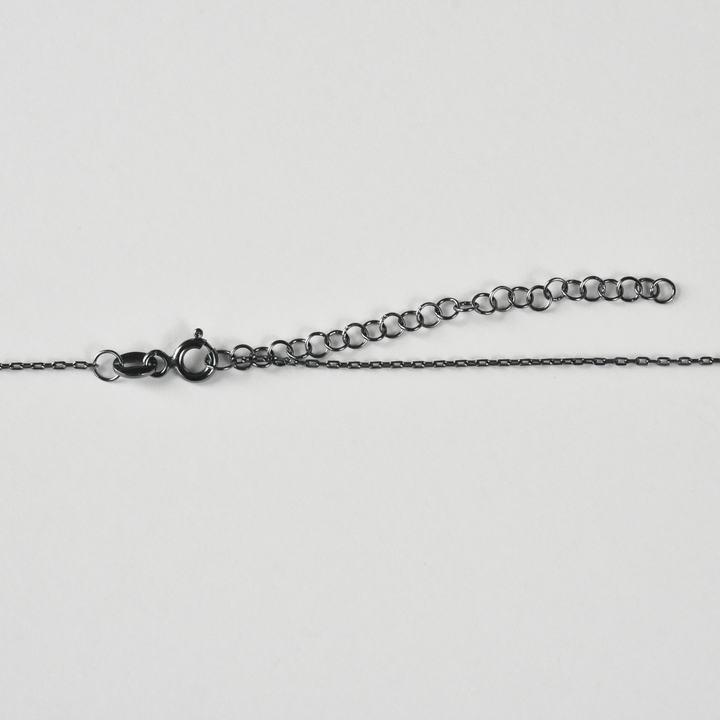 Memento Mori Necklace in Vermeil and Oxidized Sterling Silver - Goldmakers Fine Jewelry