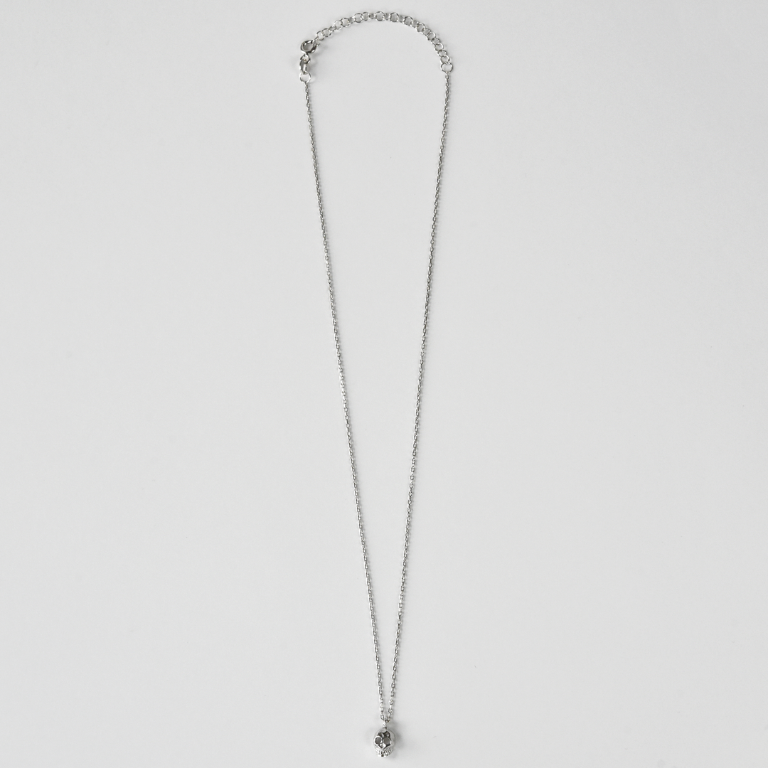Memento Mori Necklace in Sterling Silver - Goldmakers Fine Jewelry