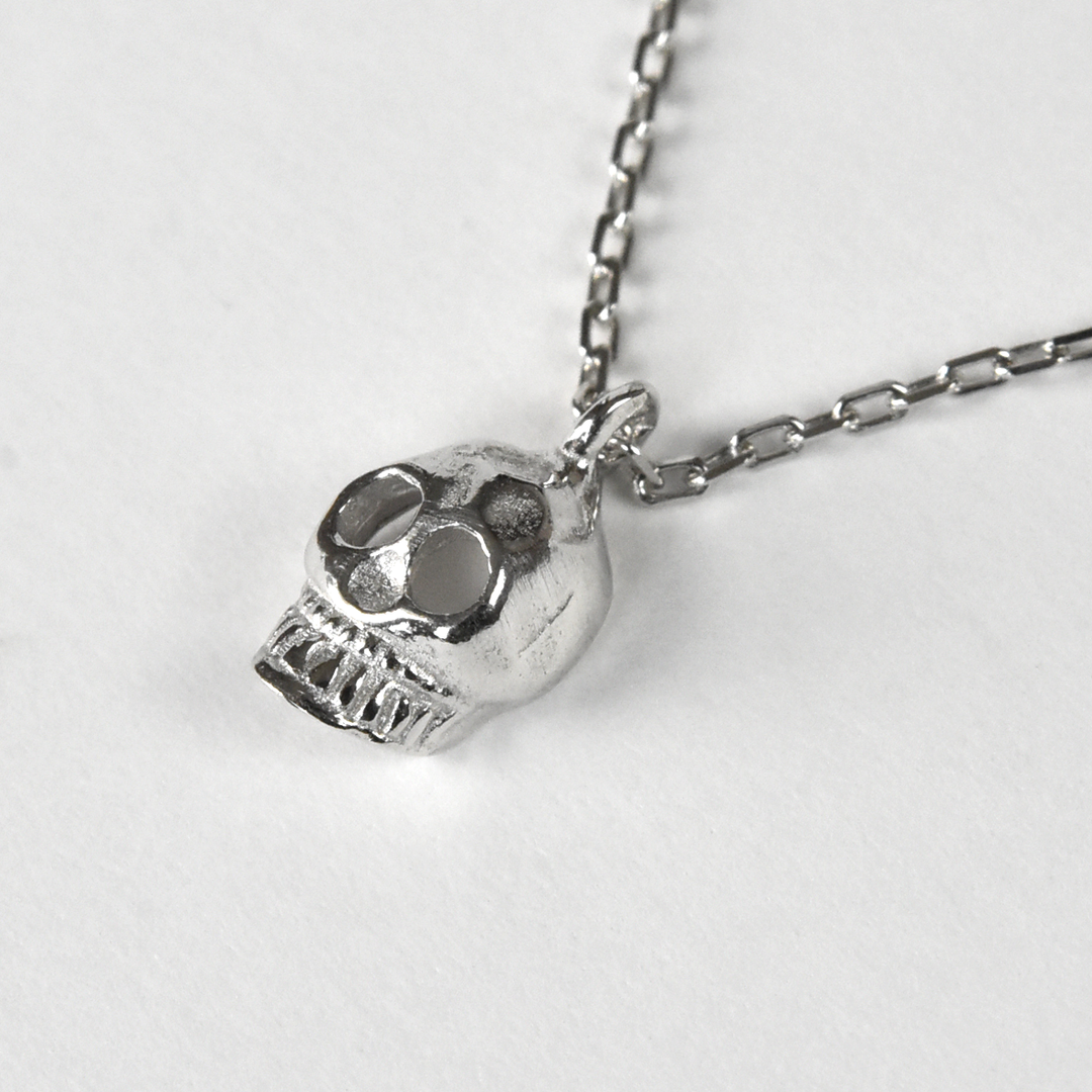 Memento Mori Necklace in Sterling Silver - Goldmakers Fine Jewelry