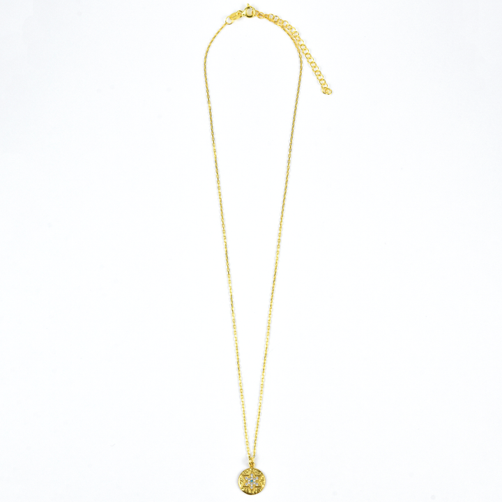 Star of David Vermeil Medallion - Goldmakers Fine Jewelry