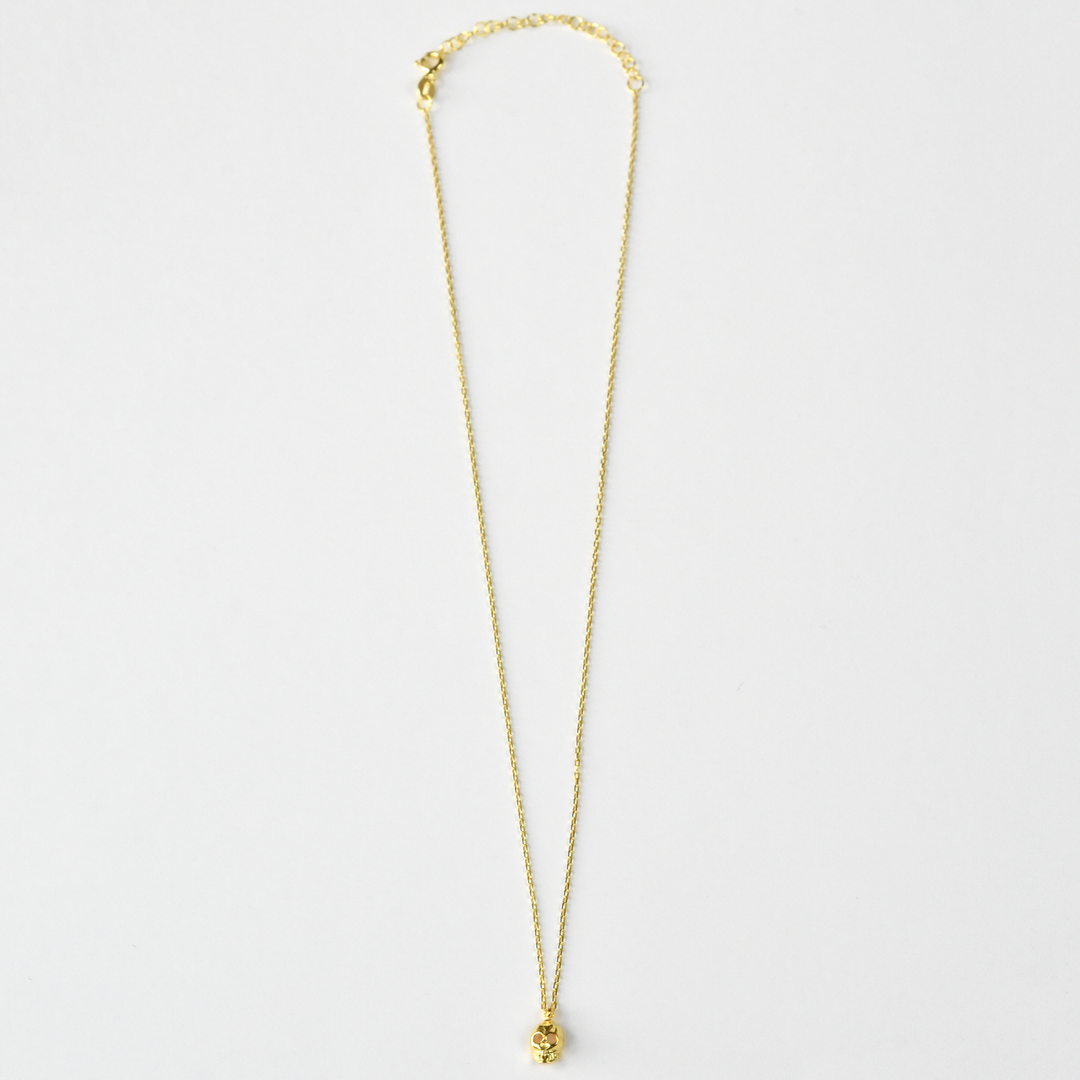 Memento Mori Necklace in Vermeil - Goldmakers Fine Jewelry