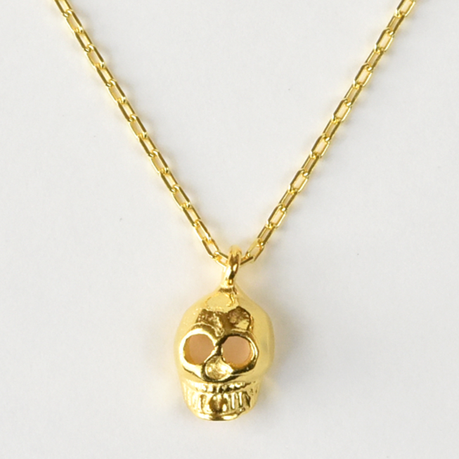 Memento Mori Necklace in Vermeil - Goldmakers Fine Jewelry