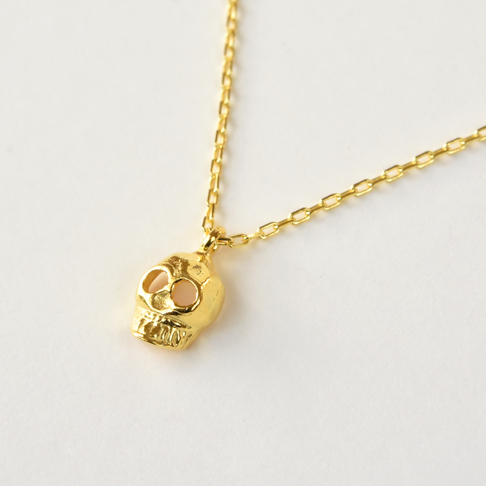 Memento Mori Necklace in Vermeil - Goldmakers Fine Jewelry