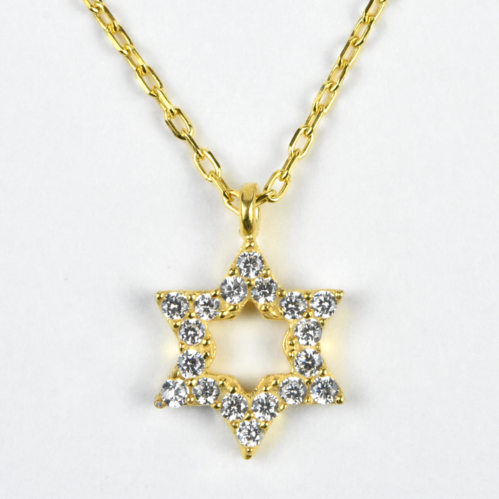 Star of David Pave Pendant - Goldmakers Fine Jewelry