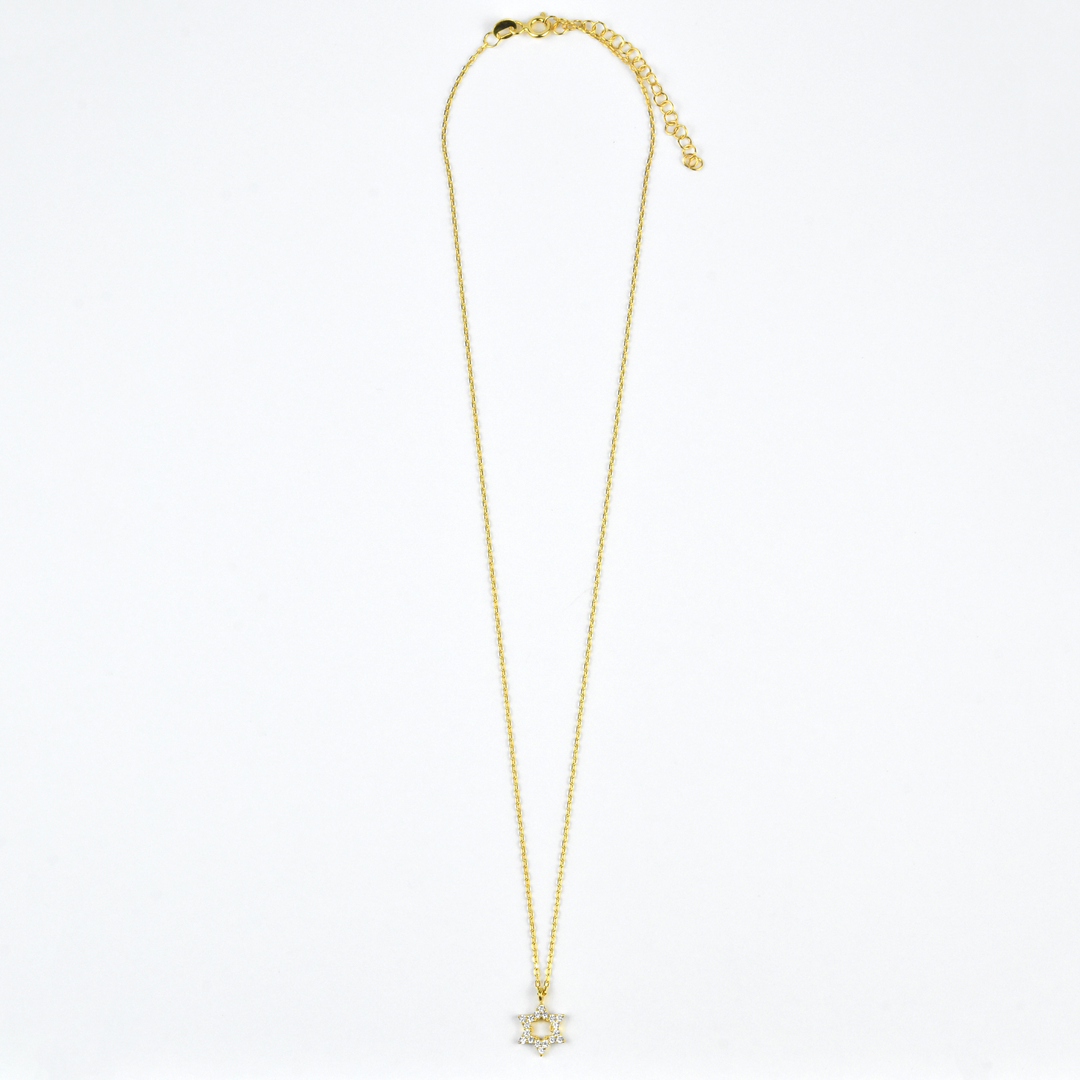 Star of David Pave Pendant - Goldmakers Fine Jewelry
