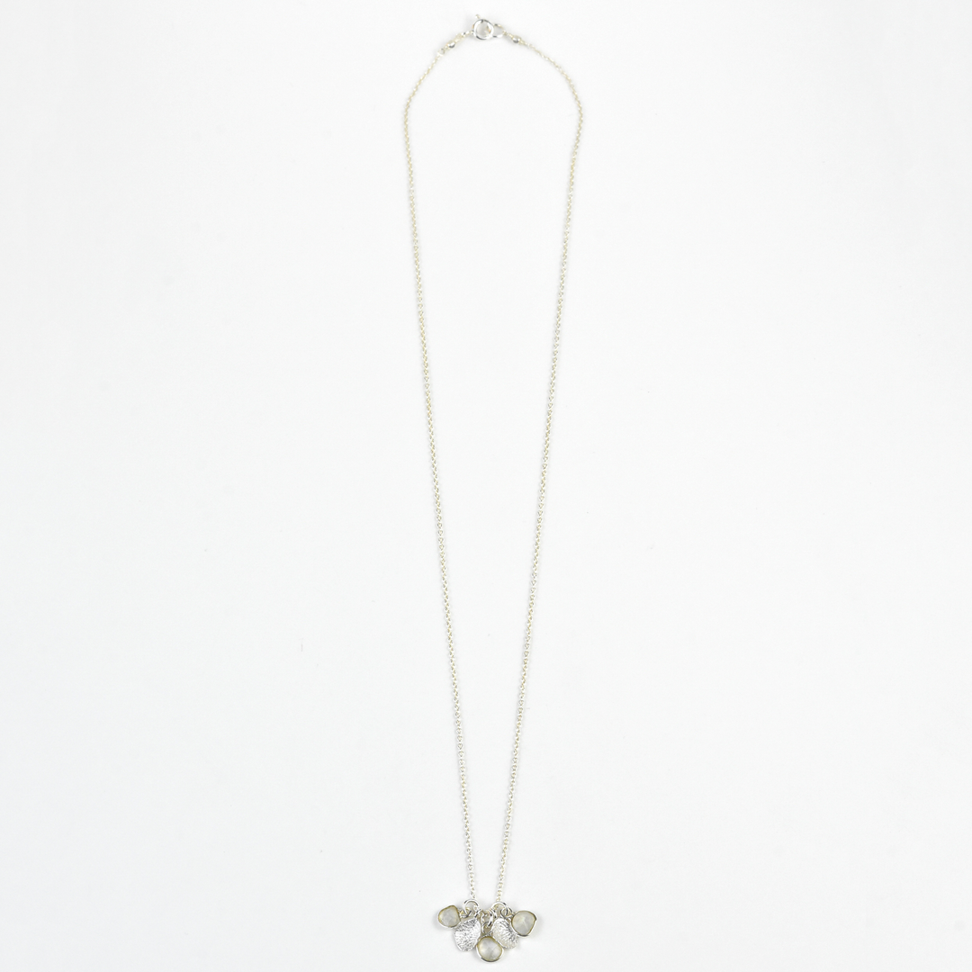 Petal Cluster Necklace - Goldmakers Fine Jewelry