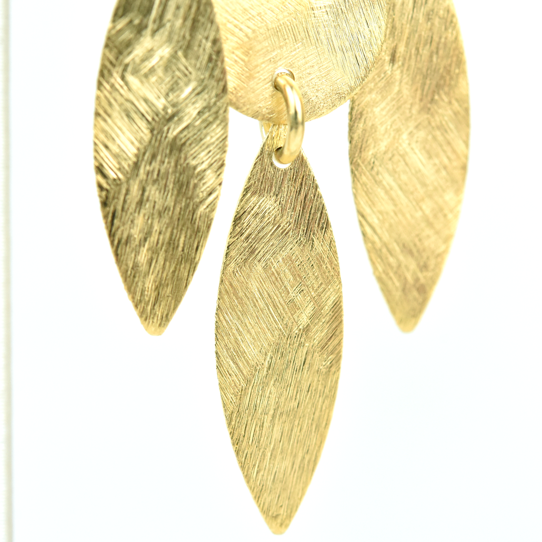 Small Cascading Circles Chandelier Earrings - Goldmakers Fine Jewelry