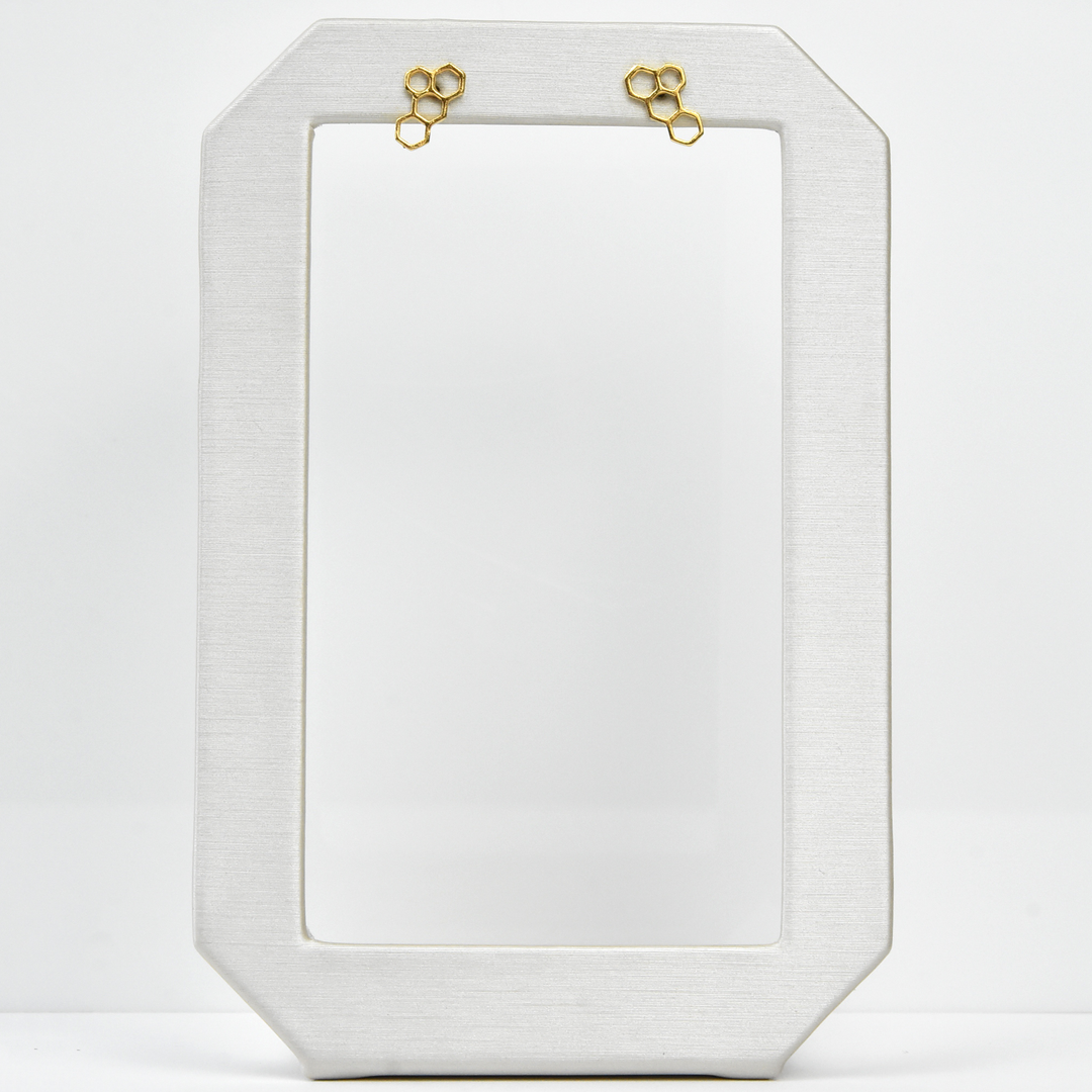 Vermeil Honeycomb Studs - Goldmakers Fine Jewelry
