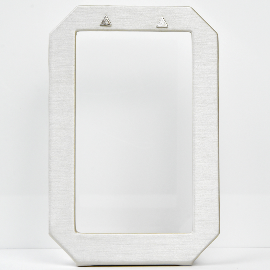 Sterling Silver Koa Triangle Studs - Goldmakers Fine Jewelry