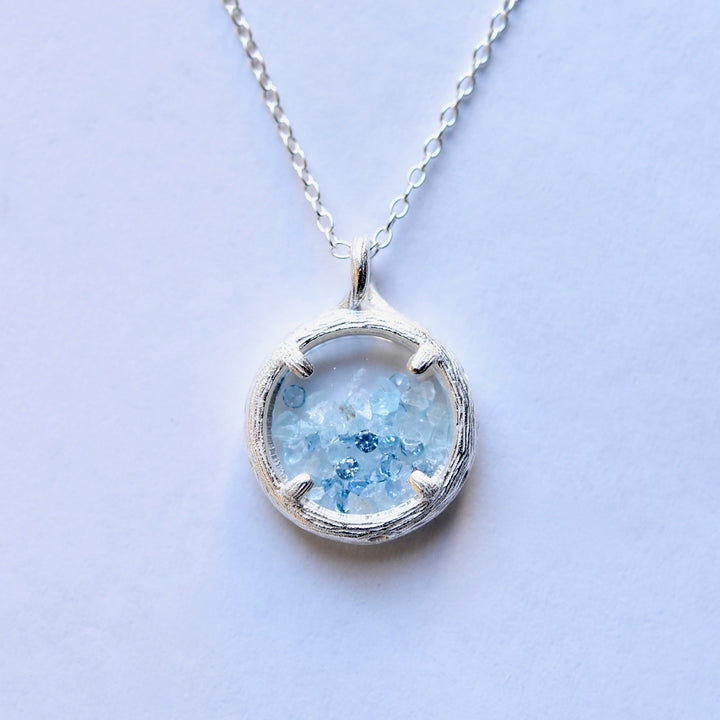 Mini Birthstone Necklace - Goldmakers Fine Jewelry
