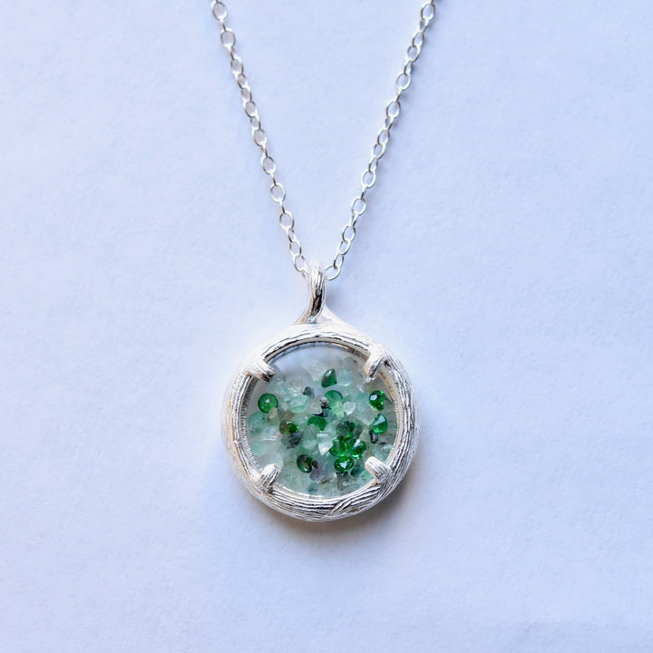 Mini Birthstone Necklace - Goldmakers Fine Jewelry