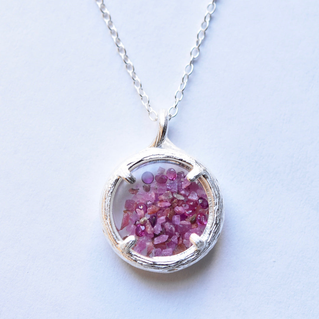 Mini Birthstone Necklace - Goldmakers Fine Jewelry