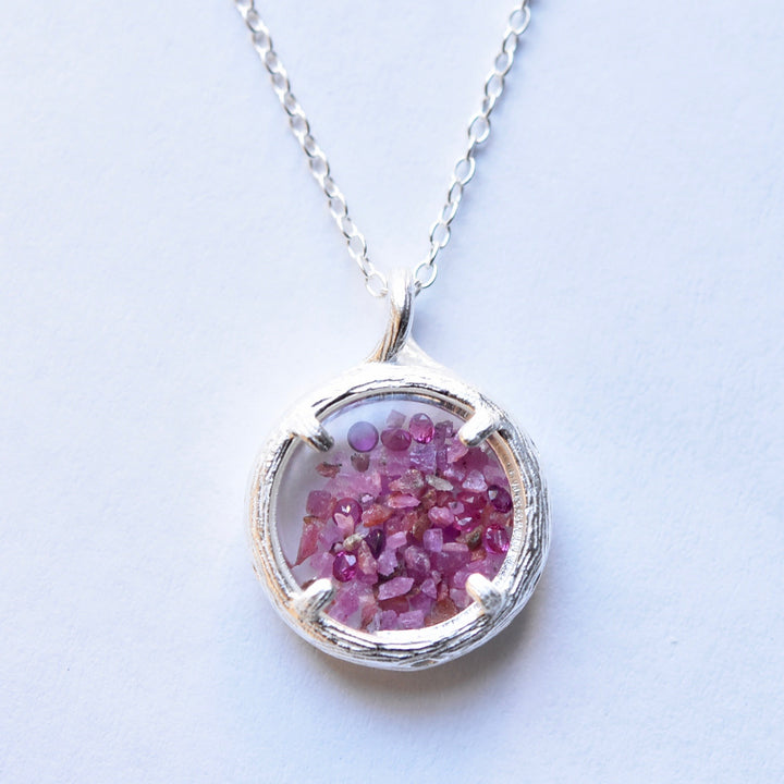 Mini Birthstone Necklace - Goldmakers Fine Jewelry