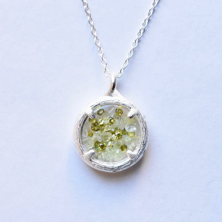 Mini Birthstone Necklace - Goldmakers Fine Jewelry