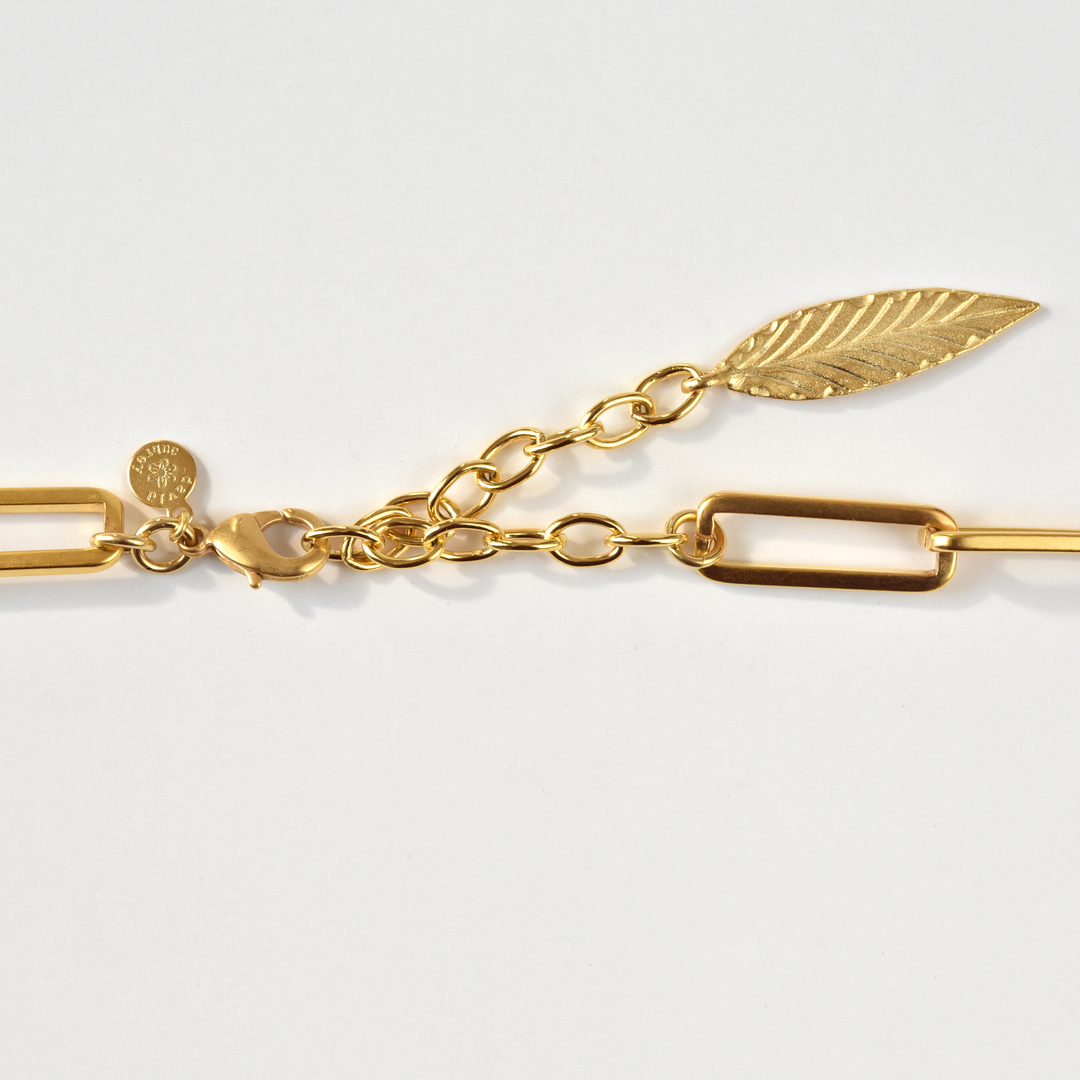 Short Paperclip Chain Necklace - Goldmakers Fine Jewelry