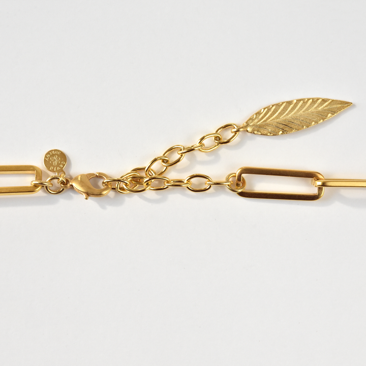 Short Paperclip Chain Necklace - Goldmakers Fine Jewelry