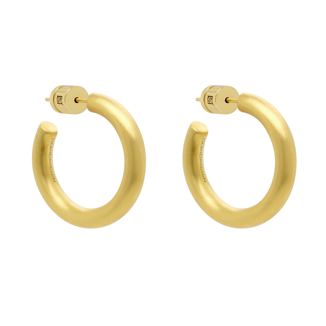 Small Dune Hoops - Goldmakers Fine Jewelry
