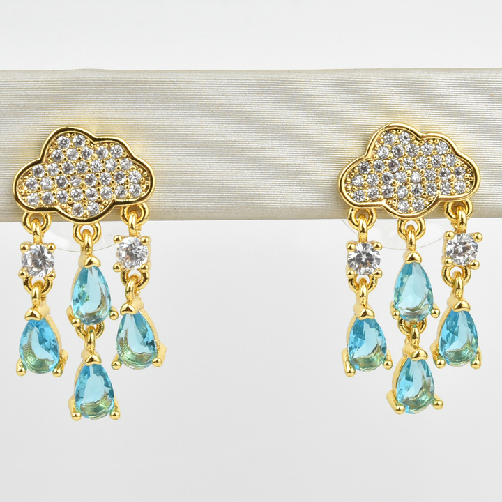 Raincloud Earrings - Goldmakers Fine Jewelry
