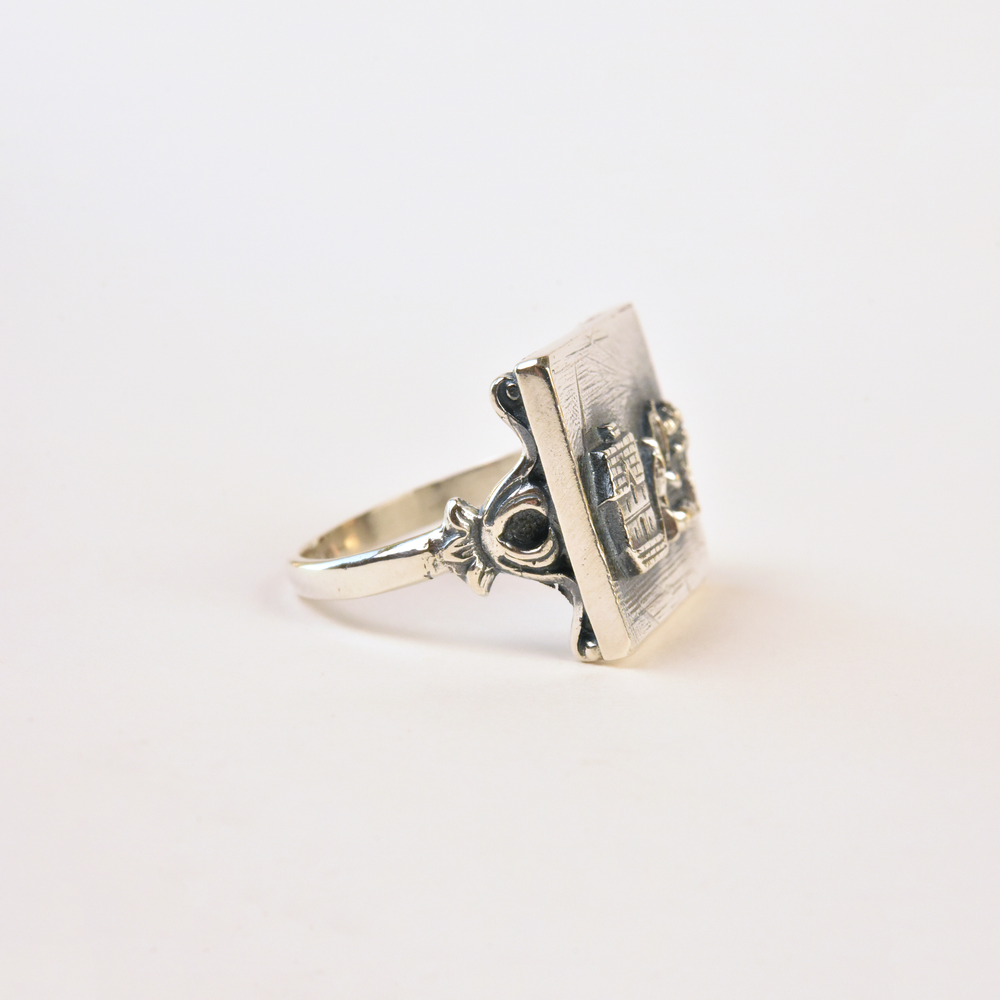 Lonely Little House Ring in Sterling Silver - Goldmakers Fine Jewelry