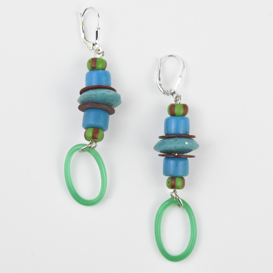 Stacked Bead Earrings - Goldmakers Fine Jewelry