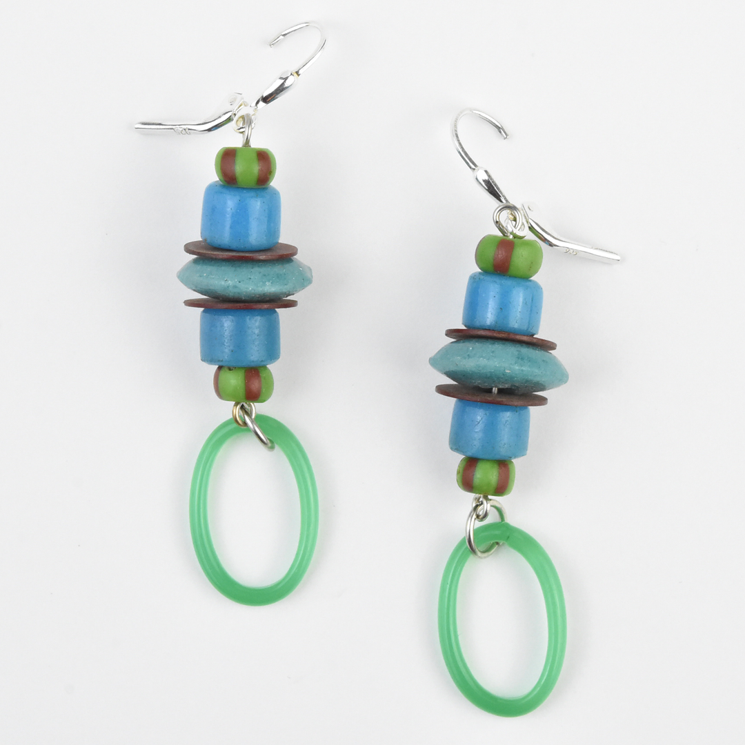 Stacked Bead Earrings - Goldmakers Fine Jewelry