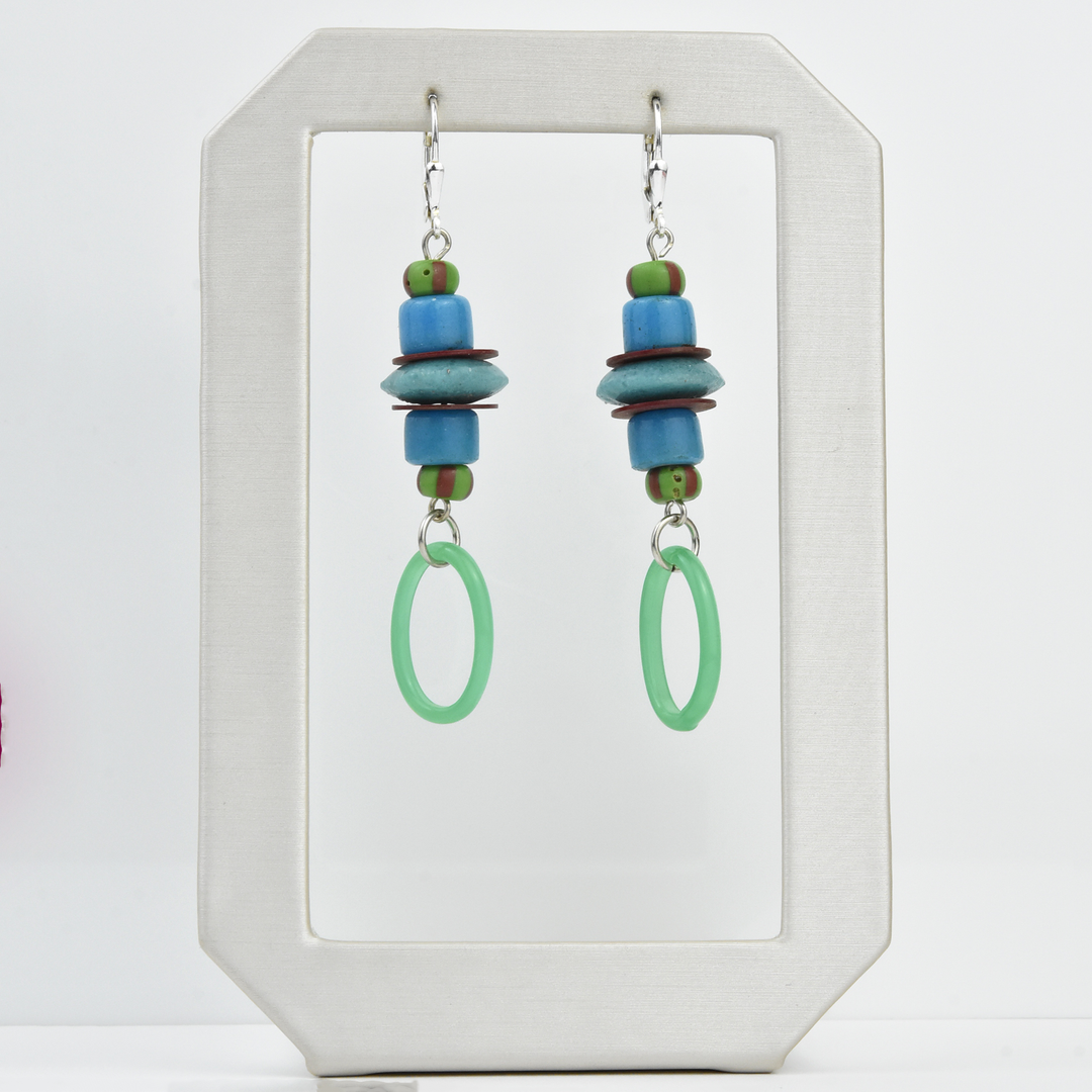 Stacked Bead Earrings - Goldmakers Fine Jewelry