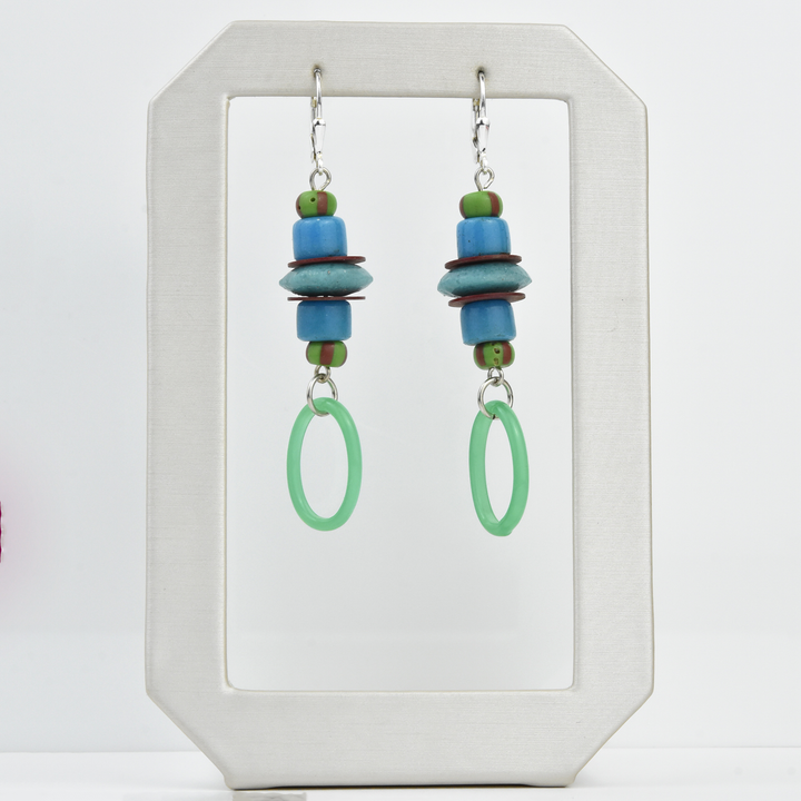 Stacked Bead Earrings - Goldmakers Fine Jewelry