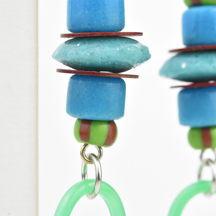 Stacked Bead Earrings - Goldmakers Fine Jewelry