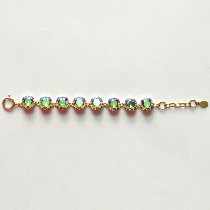 Oversize Crystal Bracelet in Gold - Goldmakers Fine Jewelry