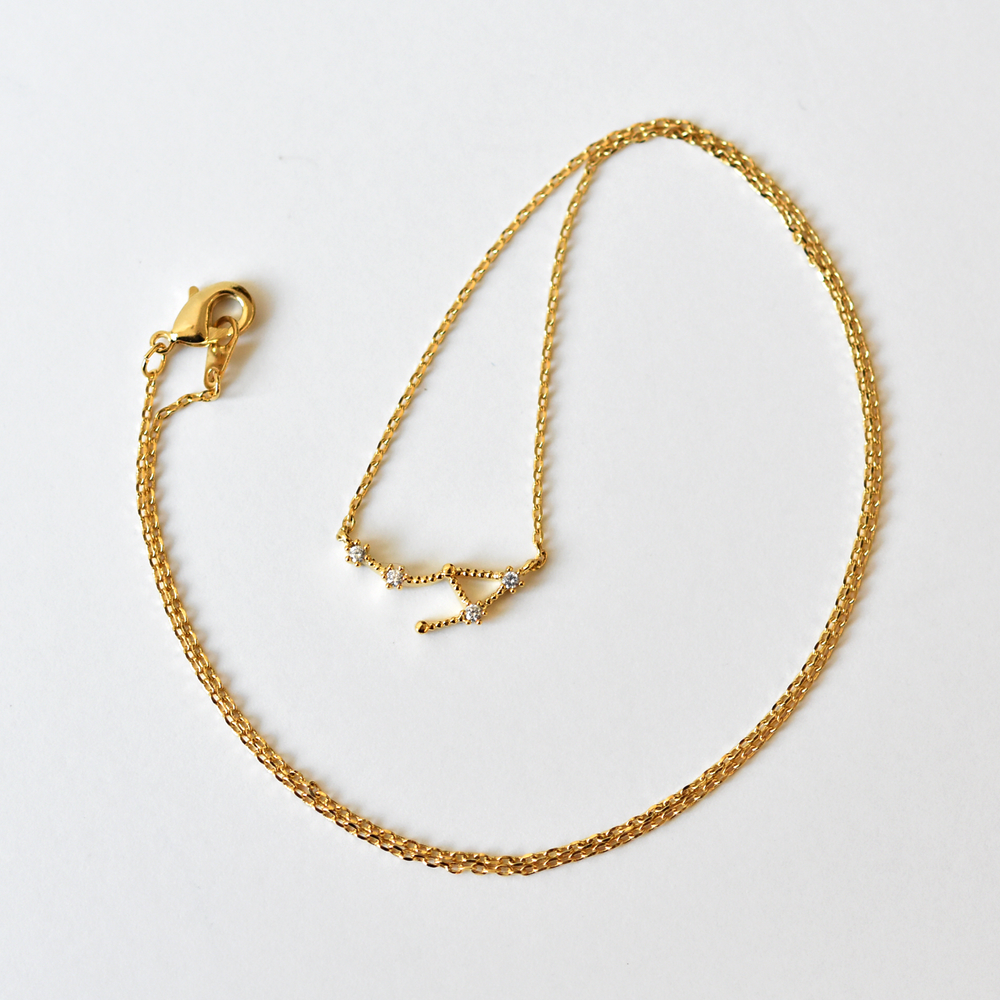 Libra Constellation Necklace - Goldmakers Fine Jewelry