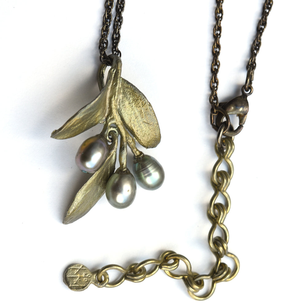 Olive Branch Pendant - Goldmakers Fine Jewelry