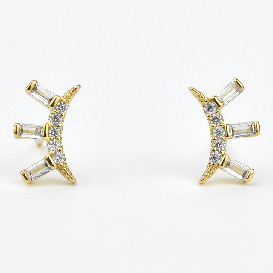 Moonlight Studs - Goldmakers Fine Jewelry