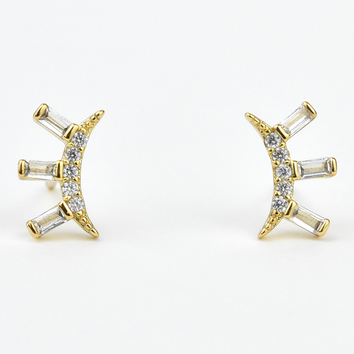 Moonlight Studs - Goldmakers Fine Jewelry