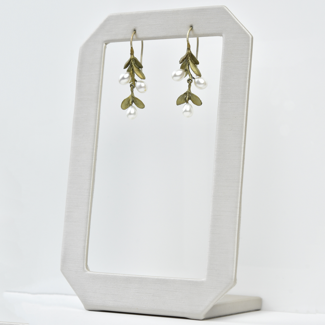 Boxwood Drop Earrings - Goldmakers Fine Jewelry