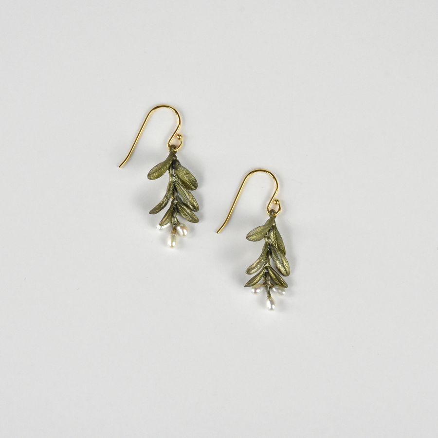 Garden Vine Earrings - Goldmakers Fine Jewelry