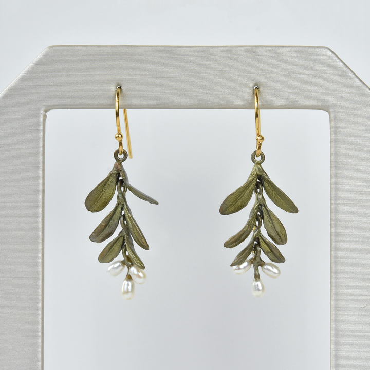 Garden Vine Earrings - Goldmakers Fine Jewelry
