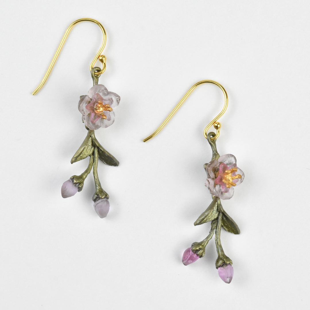 Peach Blossom Earrings - Goldmakers Fine Jewelry