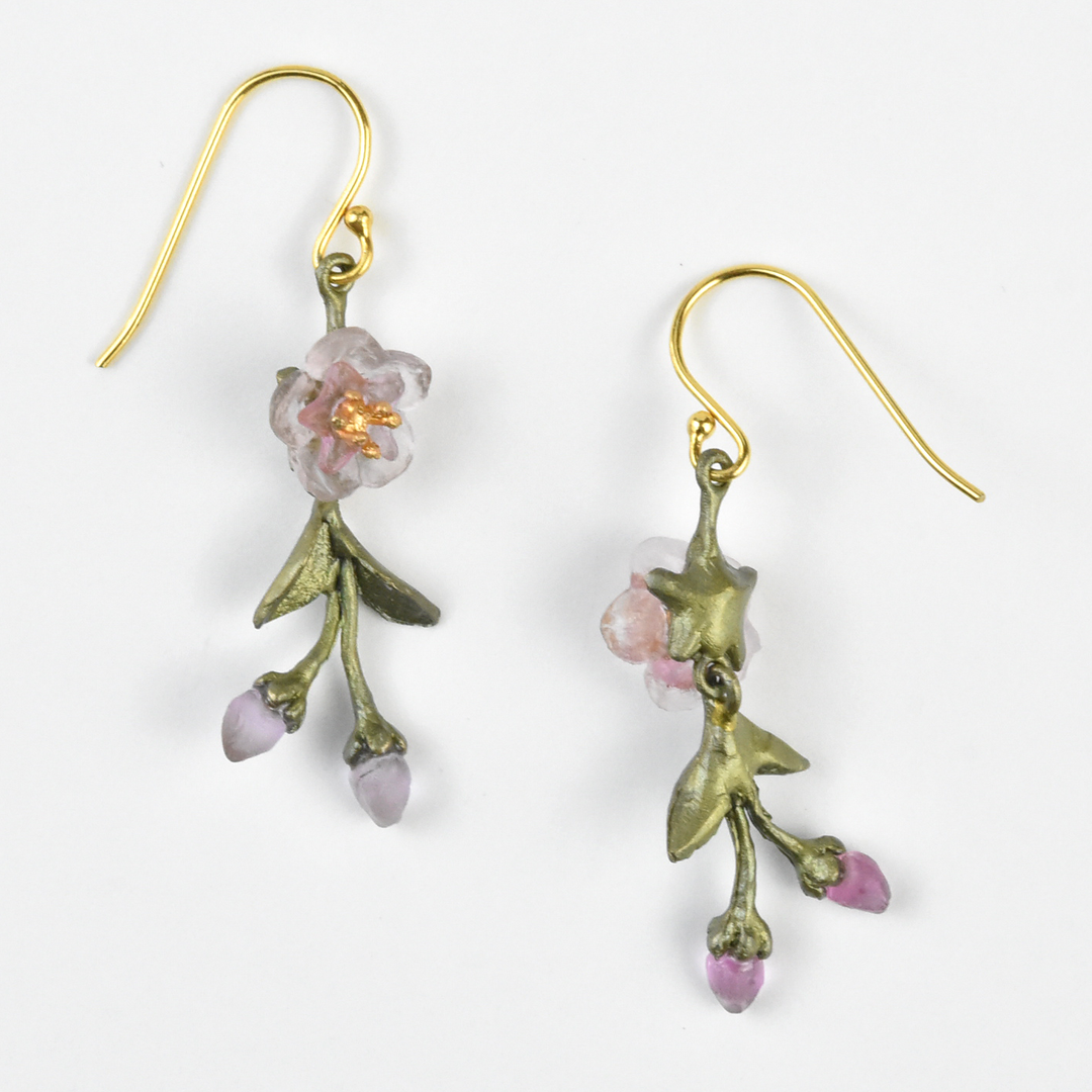 Peach Blossom Earrings - Goldmakers Fine Jewelry