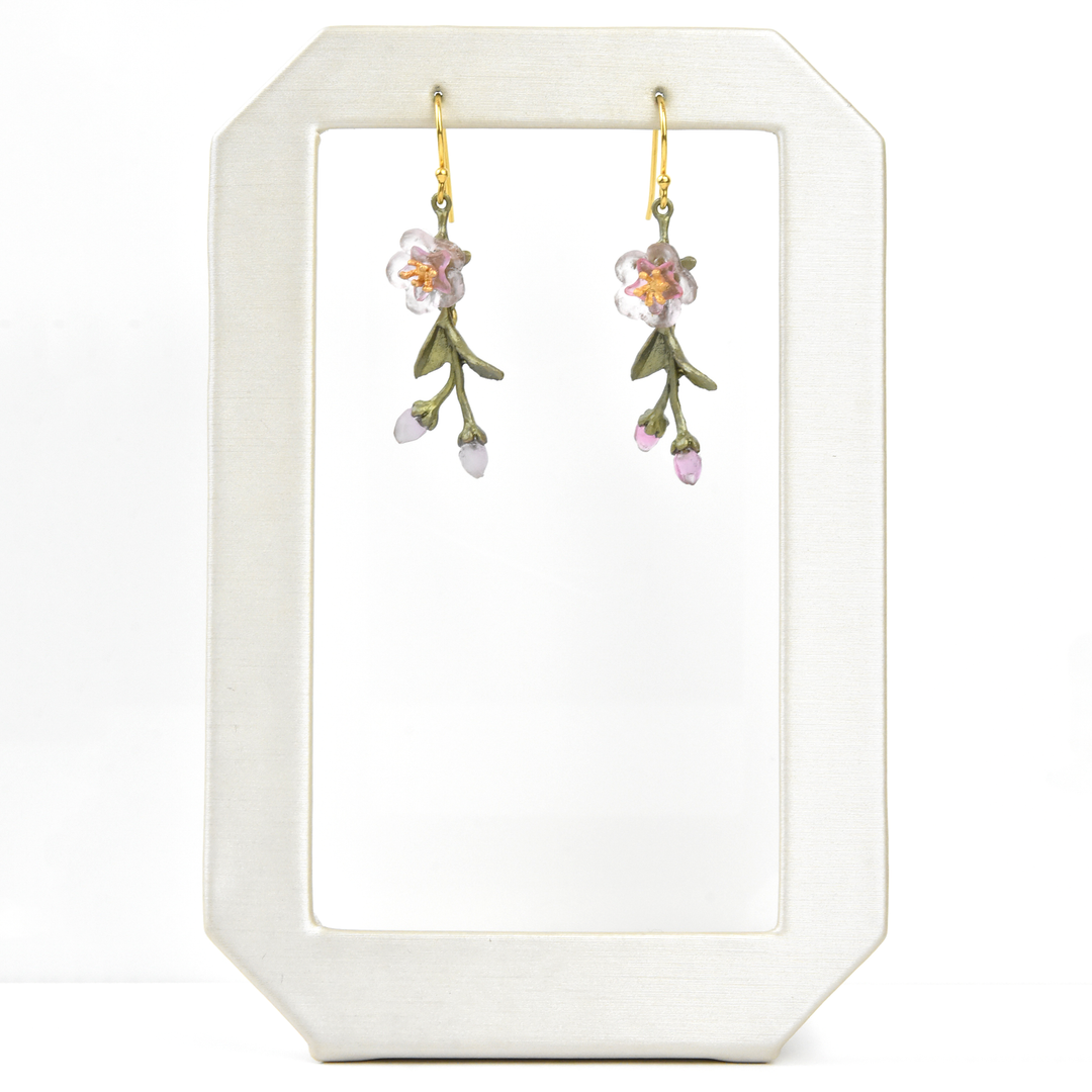 Peach Blossom Earrings - Goldmakers Fine Jewelry