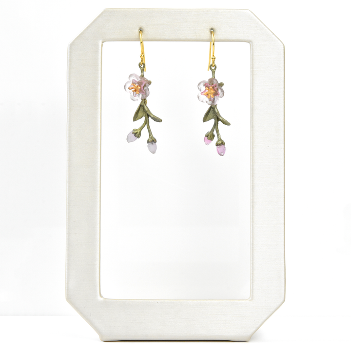 Peach Blossom Earrings - Goldmakers Fine Jewelry